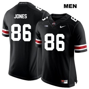 Men's NCAA Ohio State Buckeyes Dre'Mont Jones #86 College Stitched Authentic Nike White Number Black Football Jersey DL20B46AW